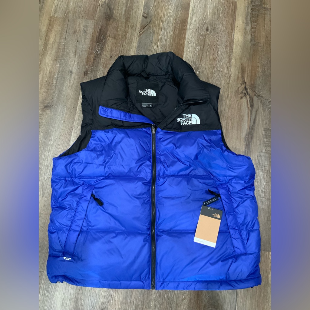 New The North Face 1996 Retro Nuptse Packable Vest Summit Blue Men's Sz Xl